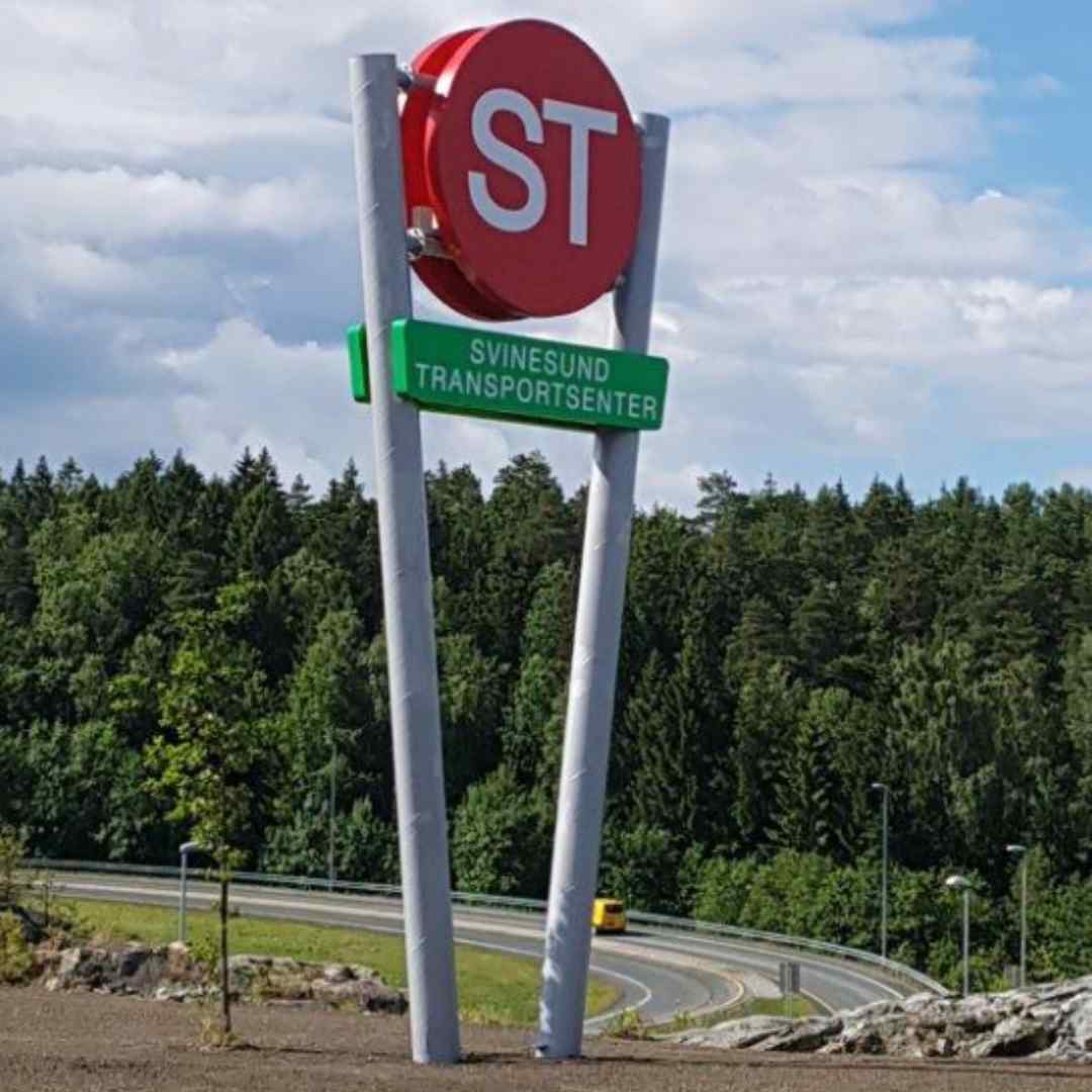 Skilt Svinesund Transportsenter